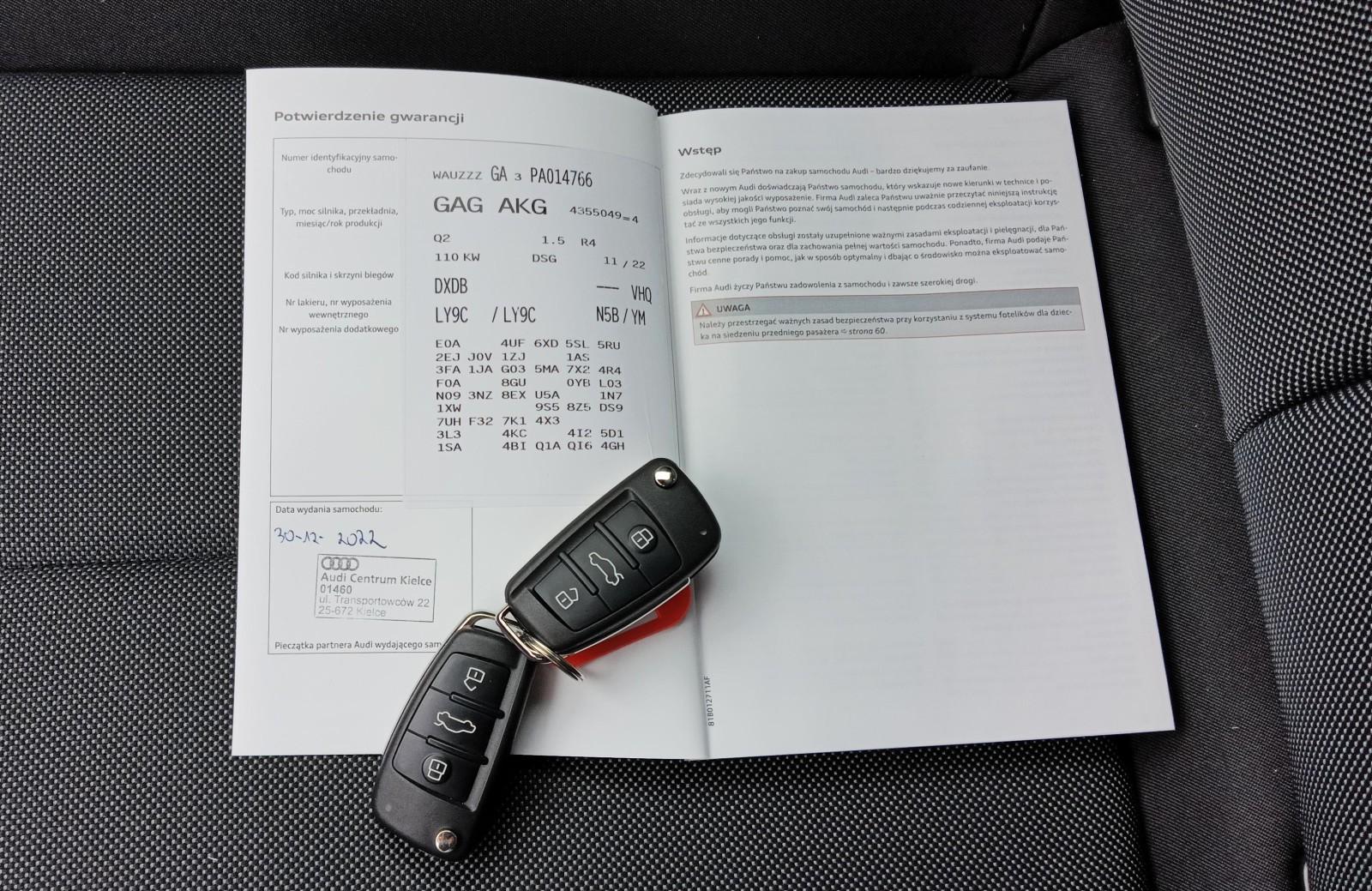 35TFSI Stronic 150KM Audi Smartphone Interface/AutoHold/Kamera cofania 26