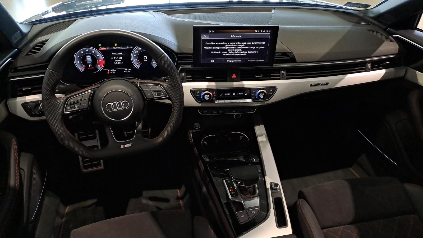 Avant; 45 TFSI; Sline; 265KM; Salon PL; ASO; Quattro; Panorama 12