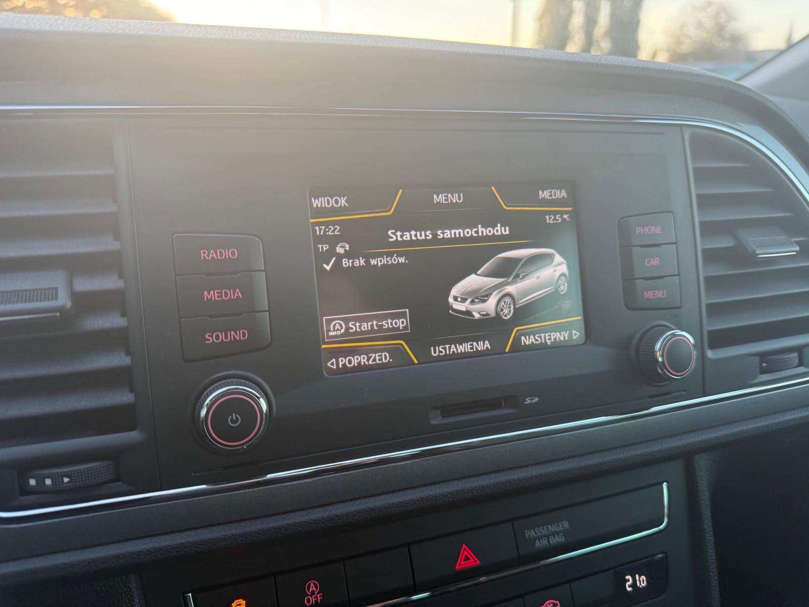 Seat Leon FR | 1.4 TSI 122KM | Czujniki | Climatronic 2-str | Salon PL 26