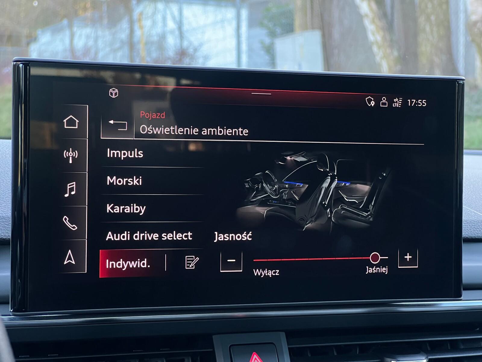Pakiet czerń | Audi sound | Sportowe zawieszenie | Faktura | Gwarancja 28