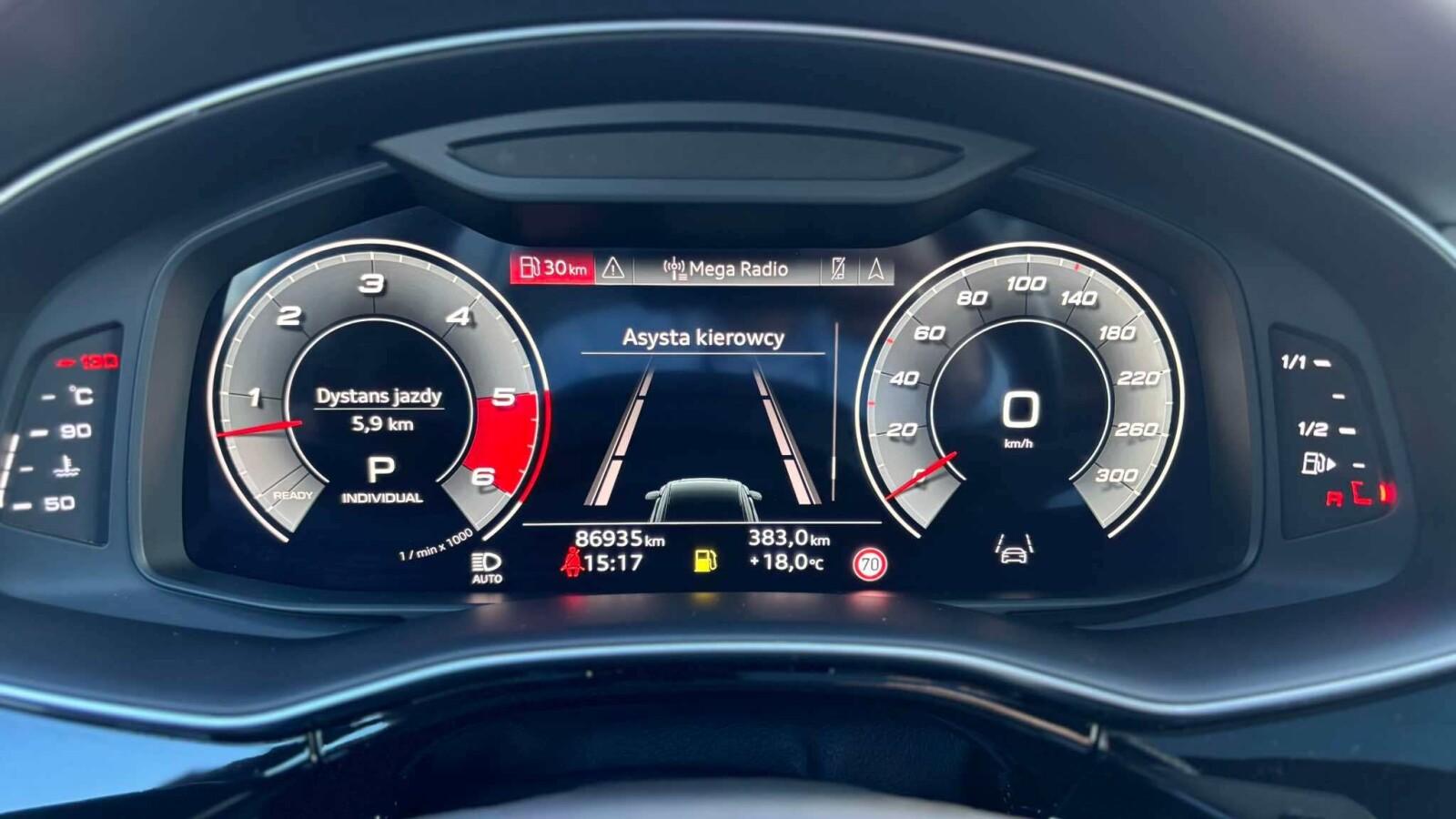 4.0 V8 TDI Quattro|435 KM|LCA|Kamera 360|Soft Close|Salon PL|VAT 23 % 12