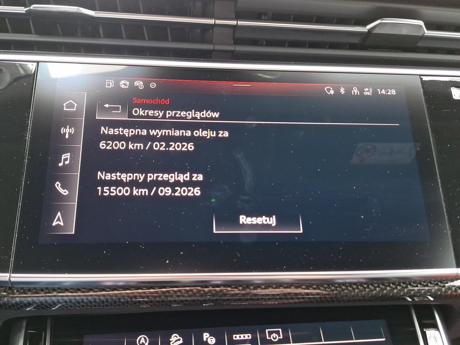 SQ8  Dach szklany Oś skrętna Masaż Wentylacja Pakiet Miasto 31