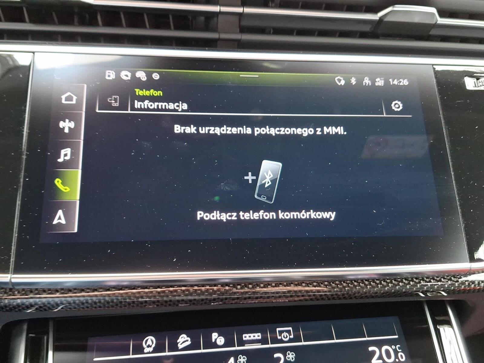 SQ8  Dach szklany Oś skrętna Masaż Wentylacja Pakiet Miasto 26