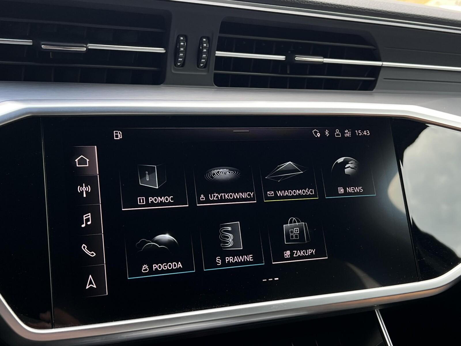 Nawigacja Reflektory LED Matrix Cyfrowe zegary Kamera cofania Android Auto 24