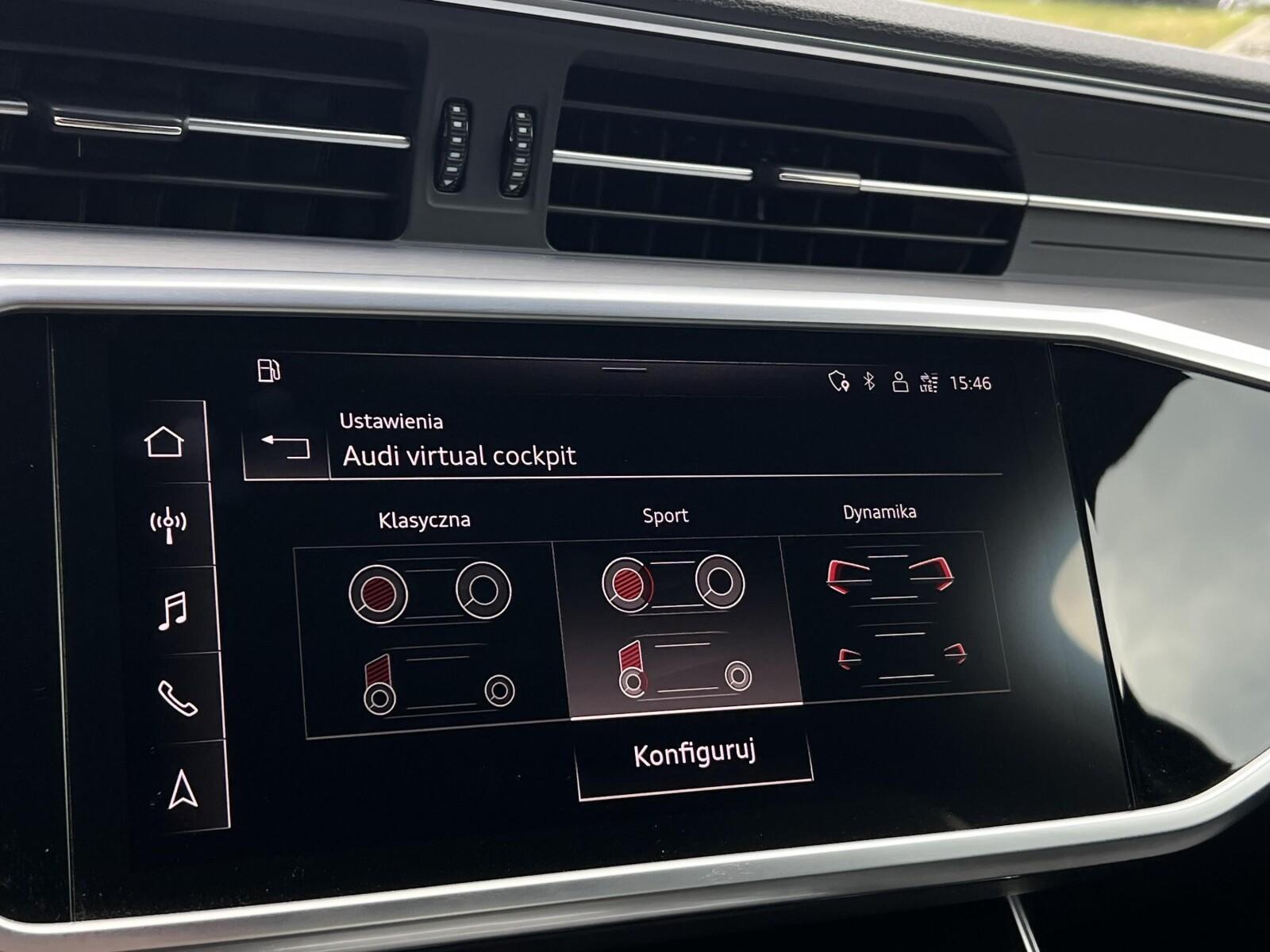Nawigacja Reflektory LED Matrix Cyfrowe zegary Kamera cofania Android Auto 29