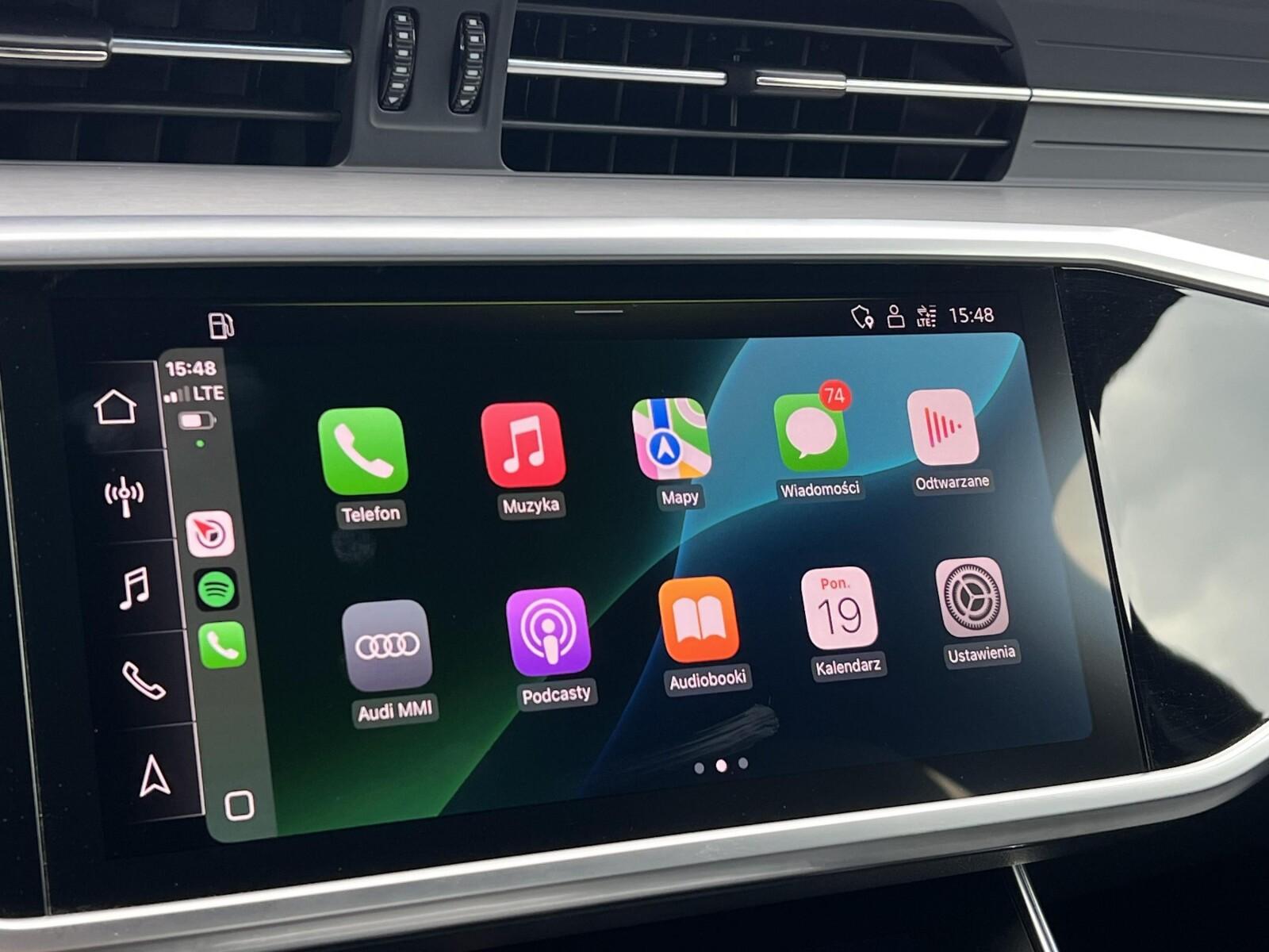 Nawigacja Reflektory LED Matrix Cyfrowe zegary Kamera cofania Android Auto 32