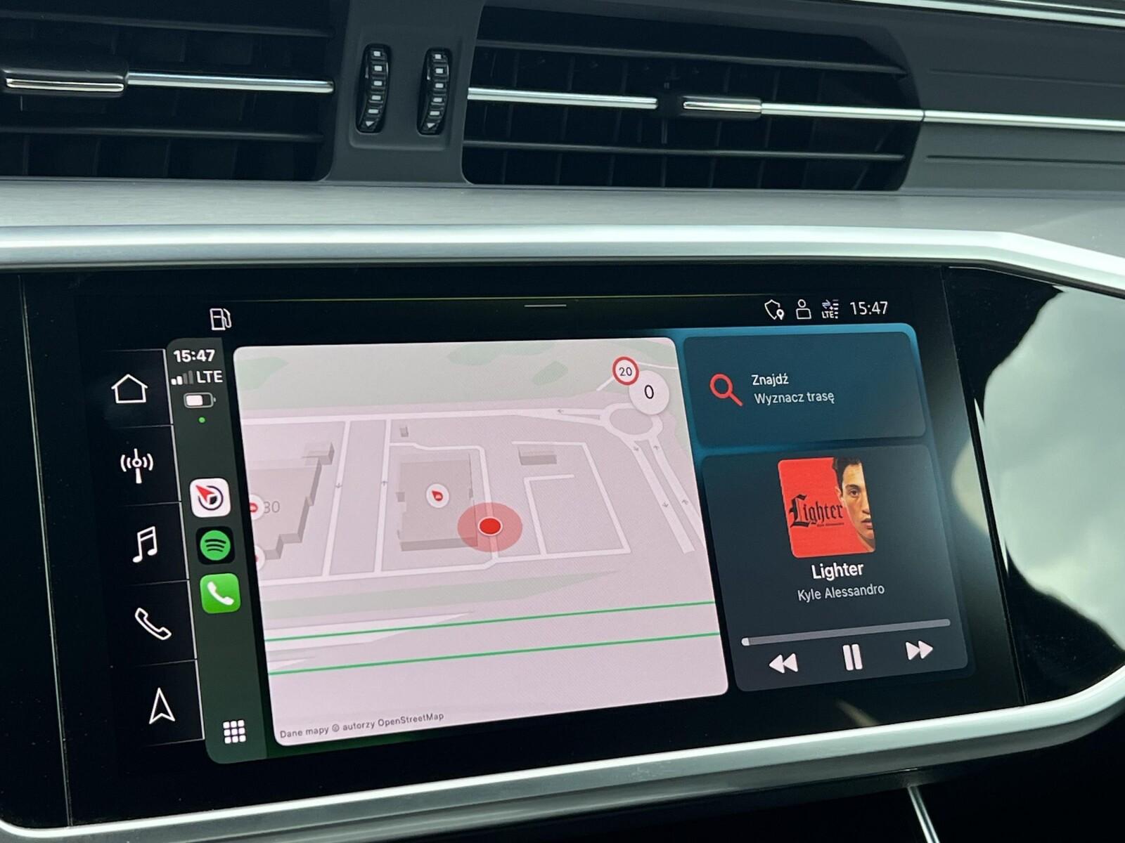 Nawigacja Reflektory LED Matrix Cyfrowe zegary Kamera cofania Android Auto 31