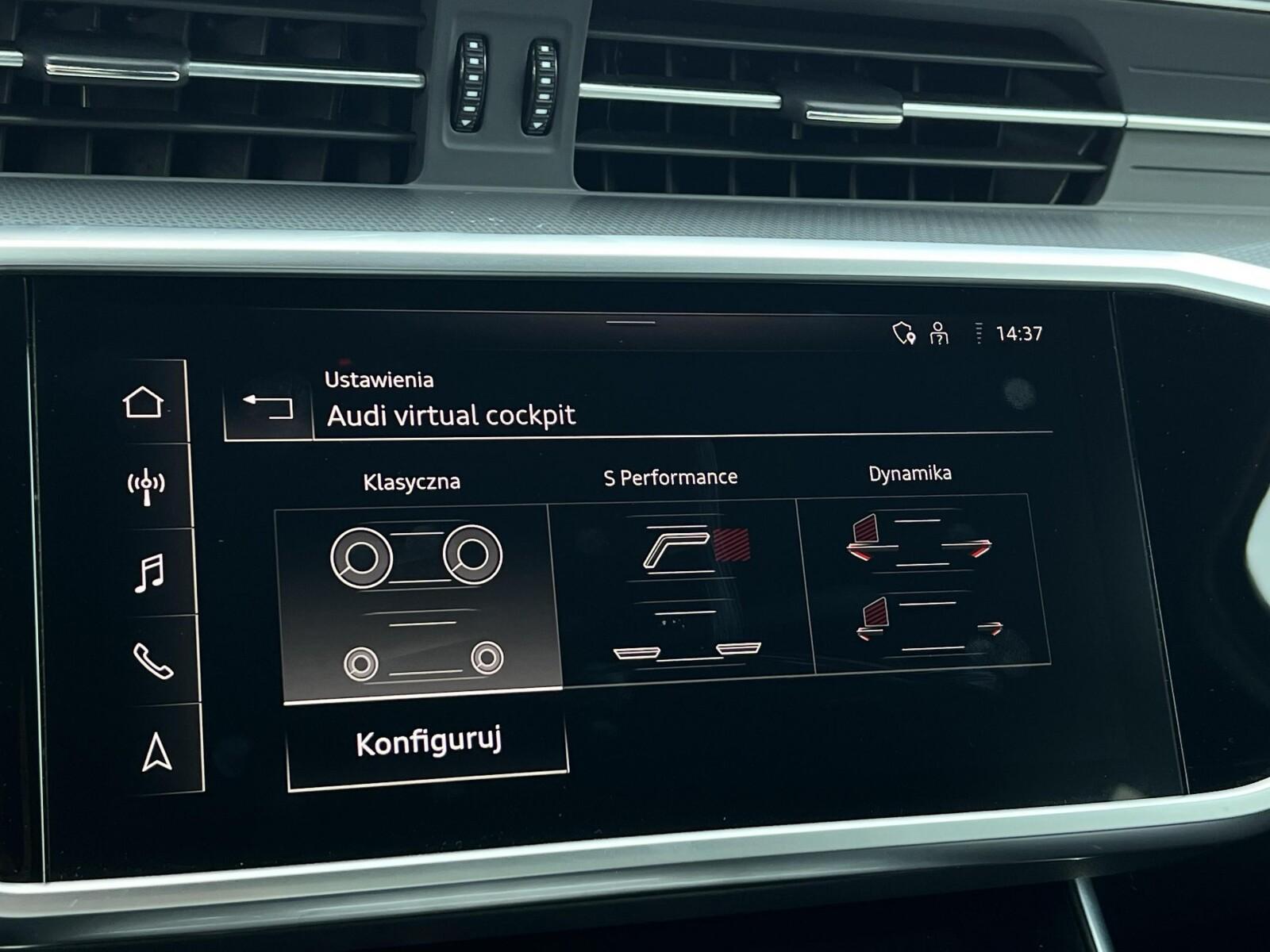 Cyfrowe zegary Panorama Nawigacja LED Matrix Android Auto Kamera cofania 30