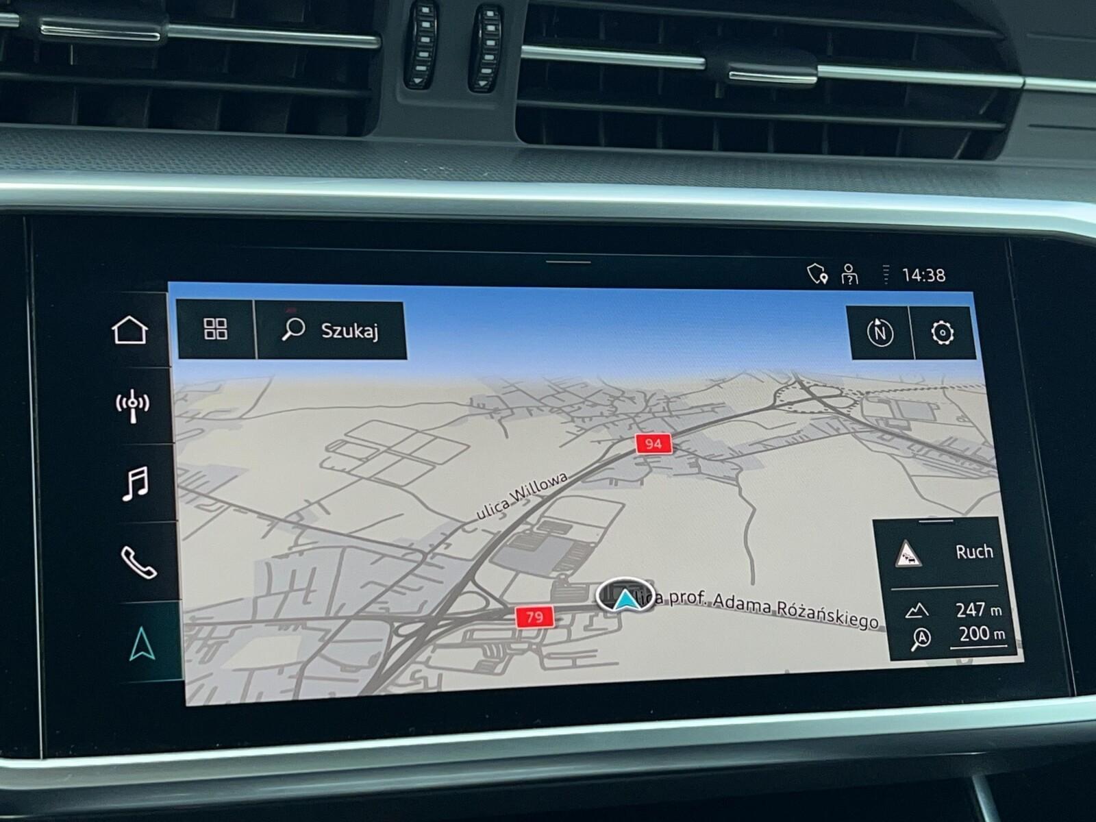 Cyfrowe zegary Panorama Nawigacja LED Matrix Android Auto Kamera cofania 34