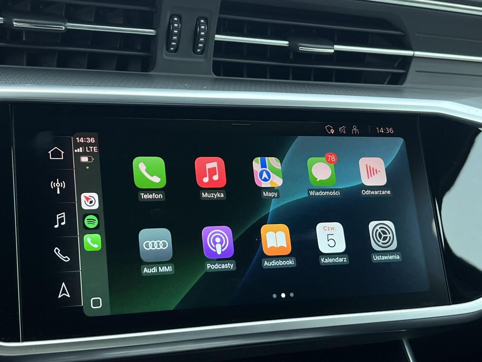 Cyfrowe zegary Panorama Nawigacja LED Matrix Android Auto Kamera cofania 24
