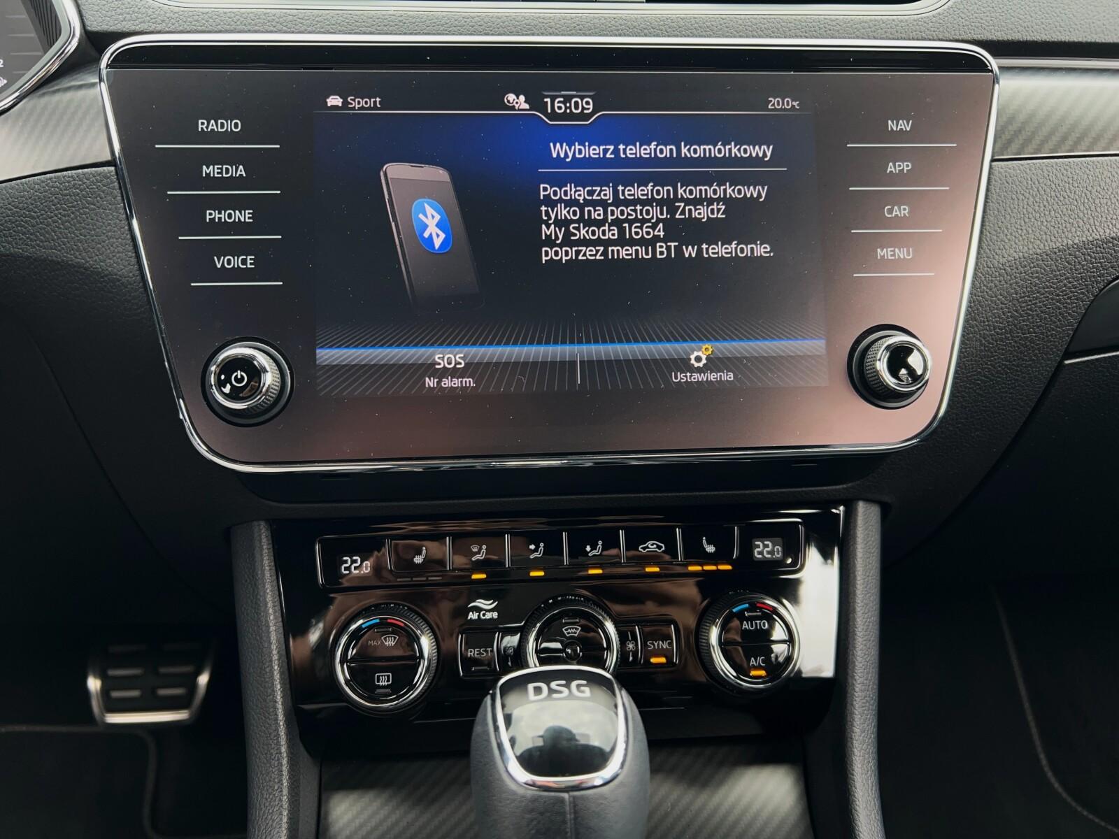 1.5TSI 150KM Sportline DSG SerwisASO SalonPL FV23 Canton Matrix ACC 26
