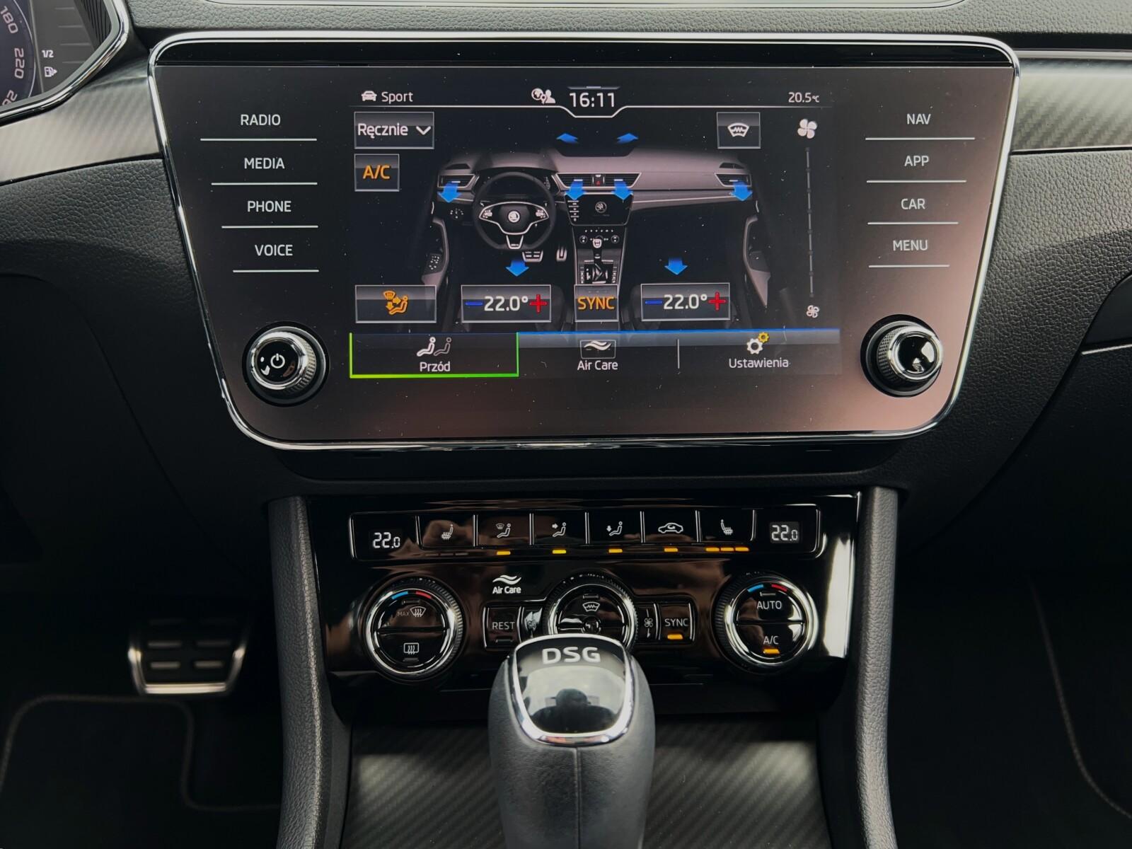 1.5TSI 150KM Sportline DSG SerwisASO SalonPL FV23 Canton Matrix ACC 34
