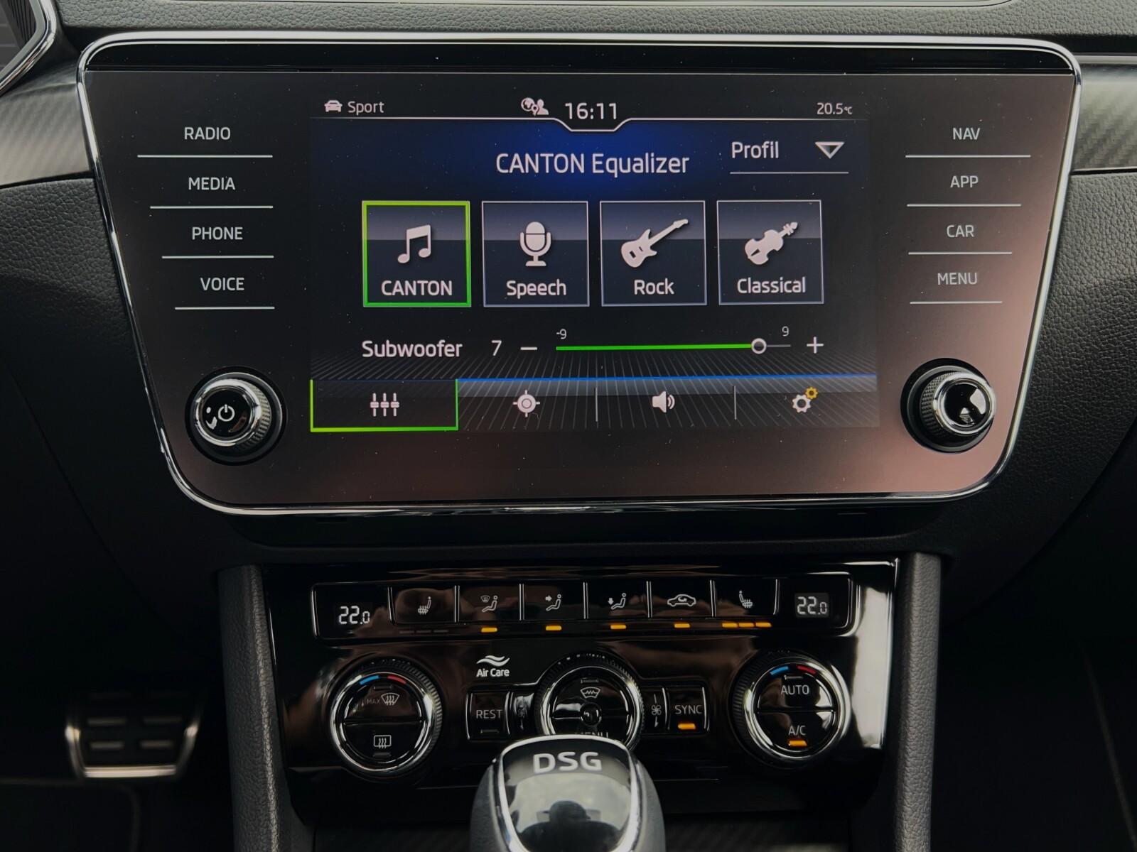 1.5TSI 150KM Sportline DSG SerwisASO SalonPL FV23 Canton Matrix ACC 33