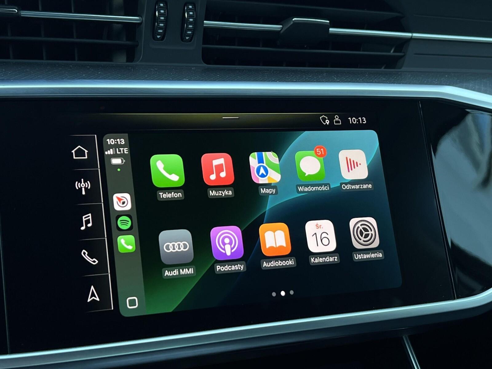 Quattro Matrix LED Tempomat Apple CarPlay Kamera 360 Sportowe fotele 34