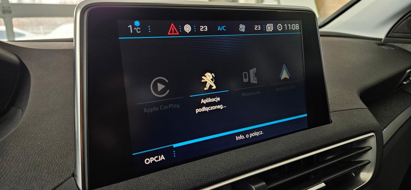 Peugeot 3008 1.6 180KM puretech Allure Automat Bezwypadkowy Salon Polska 21