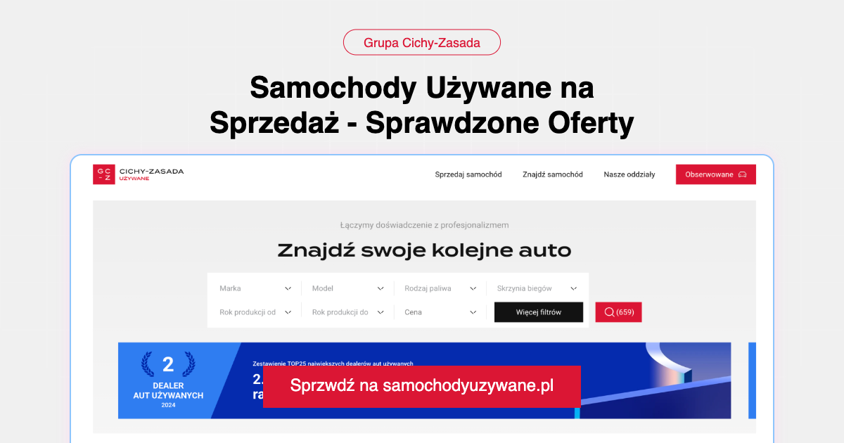 Samochody U ywane Na Sprzeda Sprawdzone Oferty Grupa Cichy Zasada